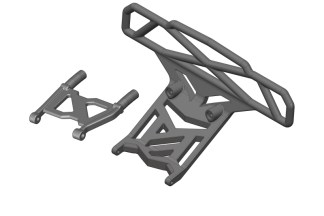 Bumper - Bull Bar Type - Rear - Composite: Mammoth, Moxoo, Triton