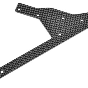 Wheelie Bar Plate - Graphite - 1 pc