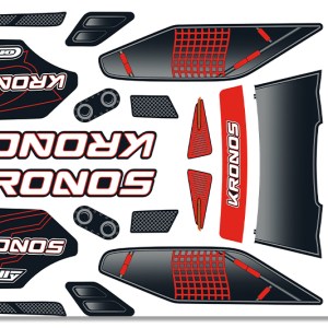 Team Corally Body Decal Sheet Kronos XP 6s (1pc)