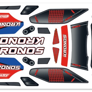 Team Corally Body Decal Sheet Kronos XP 6S (1pc)
