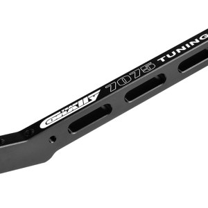 Chassis Brace V2 - Rear - Swiss Made 7075 T6 - Hard Anodized - Black