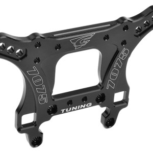 Shock Tower - Front - Swiss Made 7075 T6 - 5mm - Hard Anodized - Black