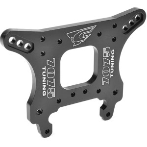 Shock Tower - XTR - Front - 7075 Aluminum - 5mm - Black - 1 Pc