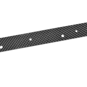 Chassis Stiffener Sheet - XTR - Rear - Graphite 3mm - 1 Pc