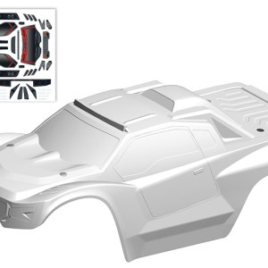 Polycarbonate Body, Sketer XP 4S, Clear, Cut