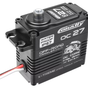 OC-27 HV Digital Servo, 5-8.4V, IP-67, Core DC Motor, Steel Gear, Ball Beared, Full