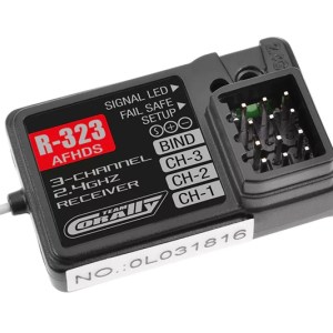 59050 - R-323 AFHDS 3-Channel Receiver - 2.4GHZ Digital Radio Control System